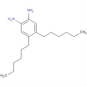 1,2-Benzenediamine, 4,5-dihexyl- molecular structure