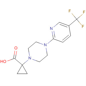 Cyclopropanecarboxylic acid,1-[4-[5-(trifluoromethyl)-2-pyridinyl]-1-piperazinyl]-