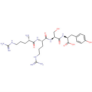 L-Tyrosine, L-arginyl-L-arginyl-L-seryl- molecular structure