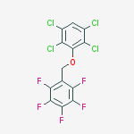 1,2,3,4,5-pentafluoro-6-[(2,3,5,6-tetrachlorophenoxy)methyl]benzene