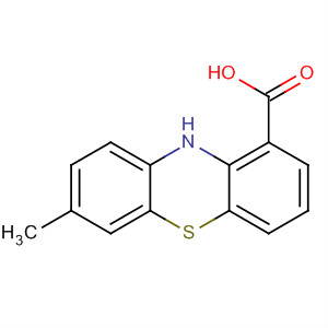 10H-Phenothiazine-1-carboxylic acid, 7-methyl- molecular structure