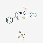 3-methoxy-5-methyl-2,7-diphenyl[1,3]thiazolo[3,2-a]pyrimidin-4-ium perchlorate