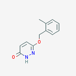 3(2H)-Pyridazinone, 6-[(2-methylphenyl)methoxy]-
