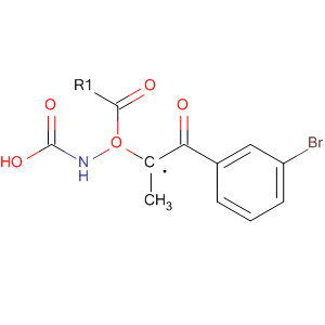 Carbamic acid, [2-(3-bromophenyl)-2-oxoethyl]-, methyl ester molecular structure