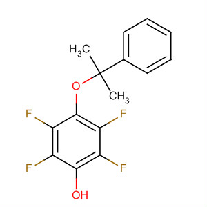 Phenoxy, 2,3,5,6-tetrafluoro-4-(1-methyl-1-phenylethoxy)- molecular structure