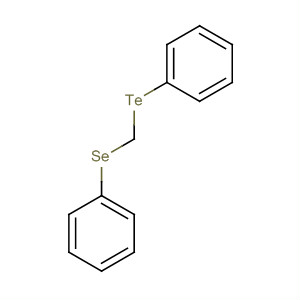 Benzene, [[(phenylseleno)methyl]telluro]- molecular structure