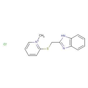 Pyridinium, 2-[(1H-benzimidazol-2-ylmethyl)thio]-1-methyl-, chloride