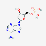 DEOXYADENOSINE MONOPHOSPHONATE,DAMP molecular structure