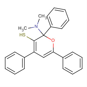 2H-Thiopyran-2-amine, N,N-dimethyl-2,4,6-triphenyl- molecular structure