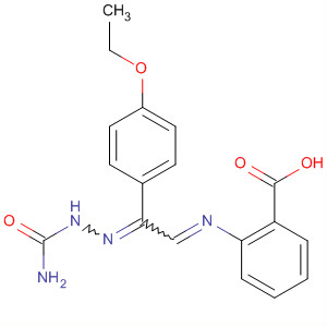 Benzoic acid,2-[[2-[(aminocarbonyl)hydrazono]-2-(4-ethoxyphenyl)ethylidene]amino]-
