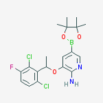 3-[1-(2,6-Dichloro-3-fluoro-phenyl)-ethoxy]-5-(4,4,5,5-tetraMethyl-[1,3,2]dioxaborolan-2-yl)-pyridin-2-ylaMine