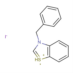 Benzothiazolium, 3-(phenylmethyl)-, iodide molecular structure