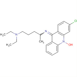 10(9H)-Acridinyloxy, 3-chloro-9-[[4-(diethylamino)-1-methylbutyl]imino]- molecular structure