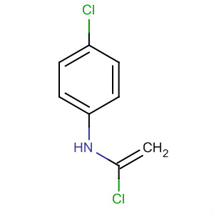 Benzenamine, 4-chloro-N-(1-chloroethenyl)- molecular structure