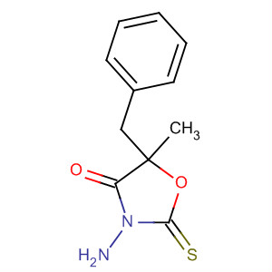 4-Oxazolidinone, 3-amino-5-methyl-5-(phenylmethyl)-2-thioxo- molecular structure