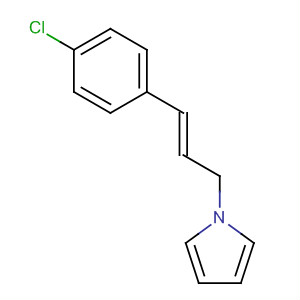 1H-Pyrrole, 1-[3-(4-chlorophenyl)-2-propenyl]-, (E)- molecular structure