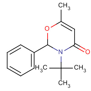 4H-1,3-Oxazin-4-one,3-(1,1-dimethylethyl)-2,3-dihydro-6-methyl-2-phenyl- molecular structure