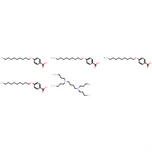 Benzoic acid, 4-(decyloxy)-, compd. withN,N,N',N'-tetrakis(3-aminopropyl)-1,4-butanediamine (4:1)