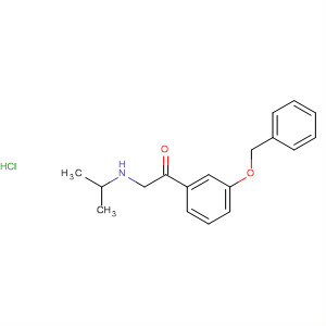 Ethanone, 2-[(1-methylethyl)amino]-1-[3-(phenylmethoxy)phenyl]-,hydrochloride molecular structure