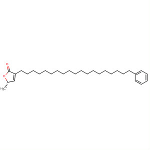 2(5H)-Furanone, 5-methyl-3-(19-phenylnonadecyl)-, (S)- molecular structure