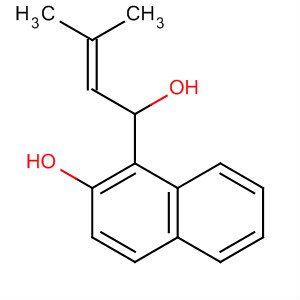 1-Naphthalenemethanol, 2-hydroxy-a-(2-methyl-1-propenyl)- molecular structure