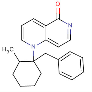 Benzo[h]-1,6-naphthyridin-5(1H)-one,2,3,4,6-tetrahydro-6-methyl-1-(phenylmethyl)-