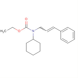 Carbamic acid, cyclohexyl(3-phenyl-2-propenyl)-, ethyl ester molecular structure