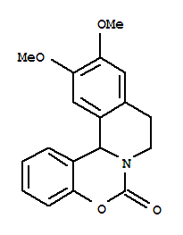 6H,8H-Isoquino[2,1-c][1,3]benzoxazin-6-one,  9,13b-dihydro-11,12-dimethoxy- molecular structure