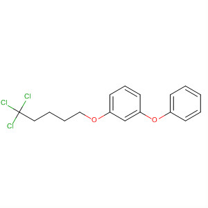 Benzene, 1-phenoxy-3-[(5,5,5-trichloropentyl)oxy]- molecular structure