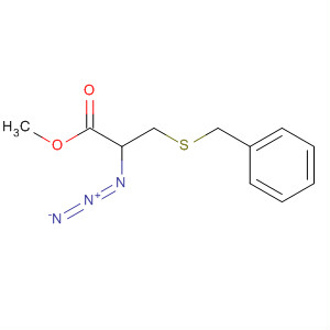 Propanoic acid, 2-azido-3-[(phenylmethyl)thio]-, methyl ester molecular structure