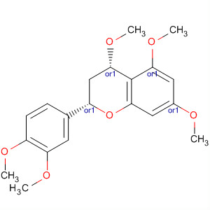 2H-1-Benzopyran,2-(3,4-dimethoxyphenyl)-3,4-dihydro-4,5,7-trimethoxy-, cis-