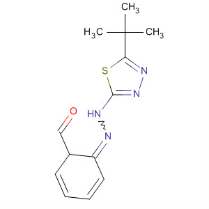 Benzaldehyde, [5-(1,1-dimethylethyl)-1,3,4-thiadiazol-2-yl]hydrazone molecular structure