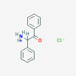 ACETOPHENONE, 2-AMINO-2-PHENYL-, HYDROCHLORIDE molecular structure
