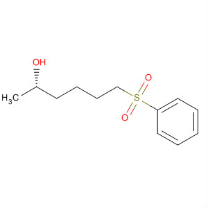 2-Hexanol, 6-(phenylsulfonyl)-, (S)- molecular structure
