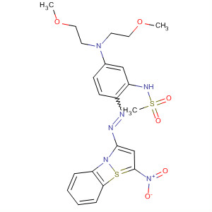 Methanesulfonamide,N-[5-[bis(2-methoxyethyl)amino]-2-[(5-nitro-2,1-benzisothiazol-3-yl)azo]phenyl]-