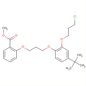 Benzoic acid,2-[3-[2-(3-chloropropoxy)-4-(1,1-dimethylethyl)phenoxy]propoxy]-,methyl ester