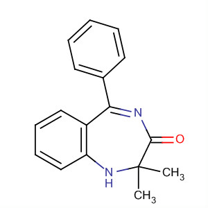 3H-1,4-Benzodiazepin-3-one, 1,2-dihydro-2,2-dimethyl-5-phenyl-