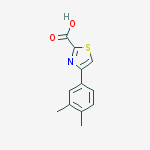 4-(3,4-dimethylphenyl)-1,3-thiazole-2-carboxylic Acid molecular structure