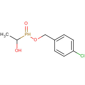Phosphinic acid, (1-hydroxyethyl)-, (4-chlorophenyl)methyl ester