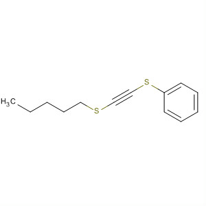 Benzene, [[(pentylthio)ethynyl]thio]-