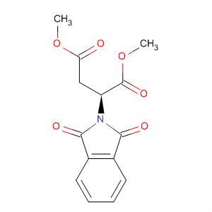 Butanedioic acid, (1,3-dihydro-1,3-dioxo-2H-isoindol-2-yl)-, dimethylester, (S)- molecular structure