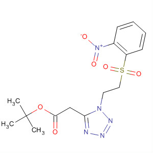 1H-Tetrazole-5-acetic acid, 1-[2-[(2-nitrophenyl)sulfonyl]ethyl]-,1,1-dimethylethyl ester