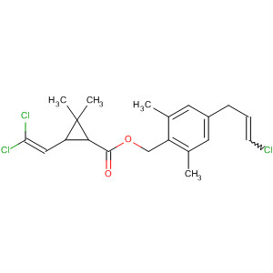 Cyclopropanecarboxylic acid, 3-(2,2-dichloroethenyl)-2,2-dimethyl-,[4-(3-chloro-2-propenyl)-2,6-dimethylphenyl]methyl ester