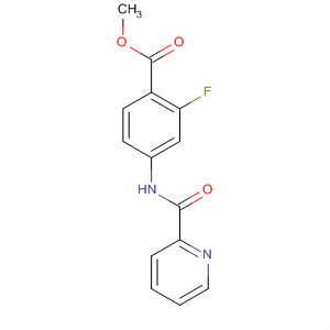 Benzoic acid, 2-fluoro-4-[(2-pyridinylcarbonyl)amino]-, methyl ester