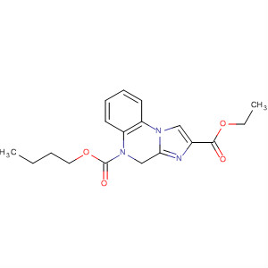 Imidazo[1,2-a]quinoxaline-2,5(4H)-dicarboxylic acid, 5-butyl 2-ethylester molecular structure
