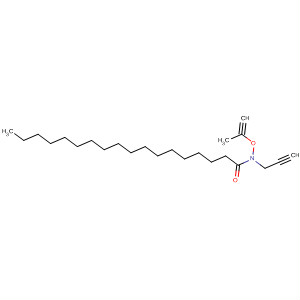 Octadecanamide, N-2-propynyl-N-(2-propynyloxy)- molecular structure