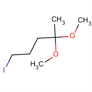 Pentane, 1-iodo-4,4-dimethoxy- molecular structure