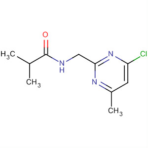Propanamide, N-[(4-chloro-6-methyl-2-pyrimidinyl)methyl]-2-methyl- molecular structure