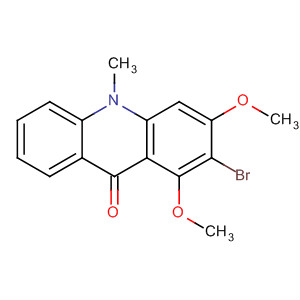 9(10H)-Acridinone, 2-bromo-1,3-dimethoxy-10-methyl- molecular structure
