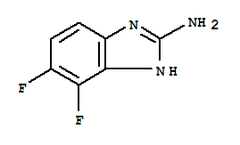 1H-Benzimidazol-2-amine,  6,7-difluoro- molecular structure